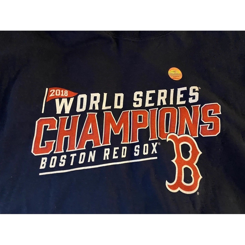 World Series Champions Long Sleeve T Shirt XL Boston Red Sox 2018 - Picture 1 of 8